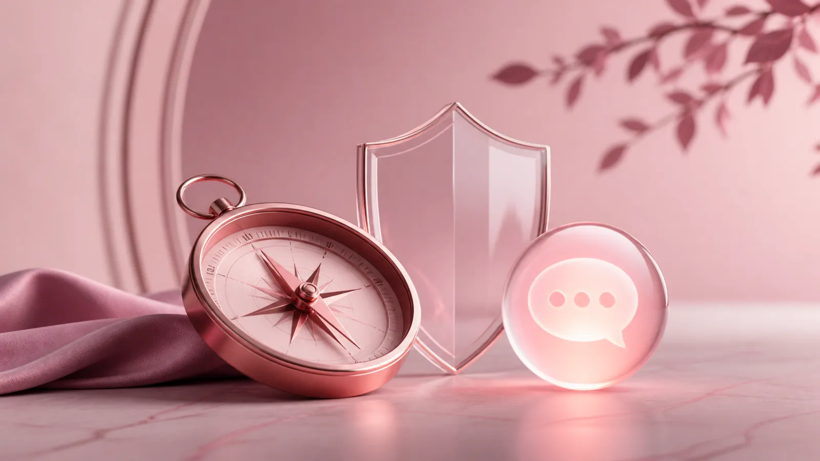 Illustration rose minimaliste évoquant l’annulation d’un abonnement en ligne