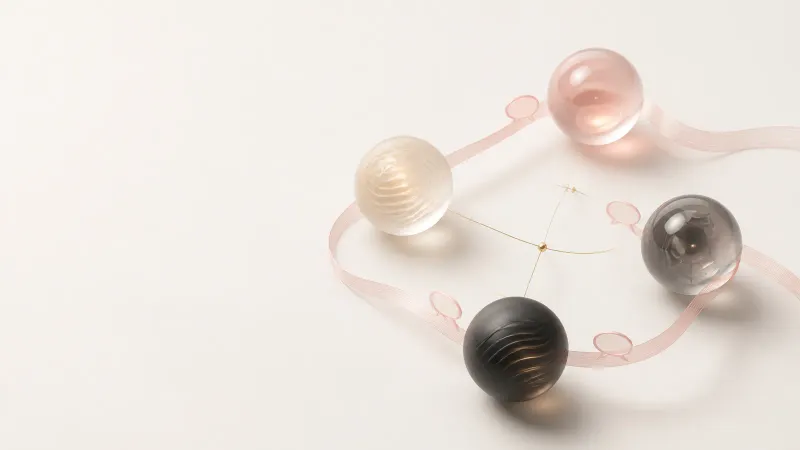 Orbes lumineuses et rubans de conversation illustrant une sélection de compagnons IA